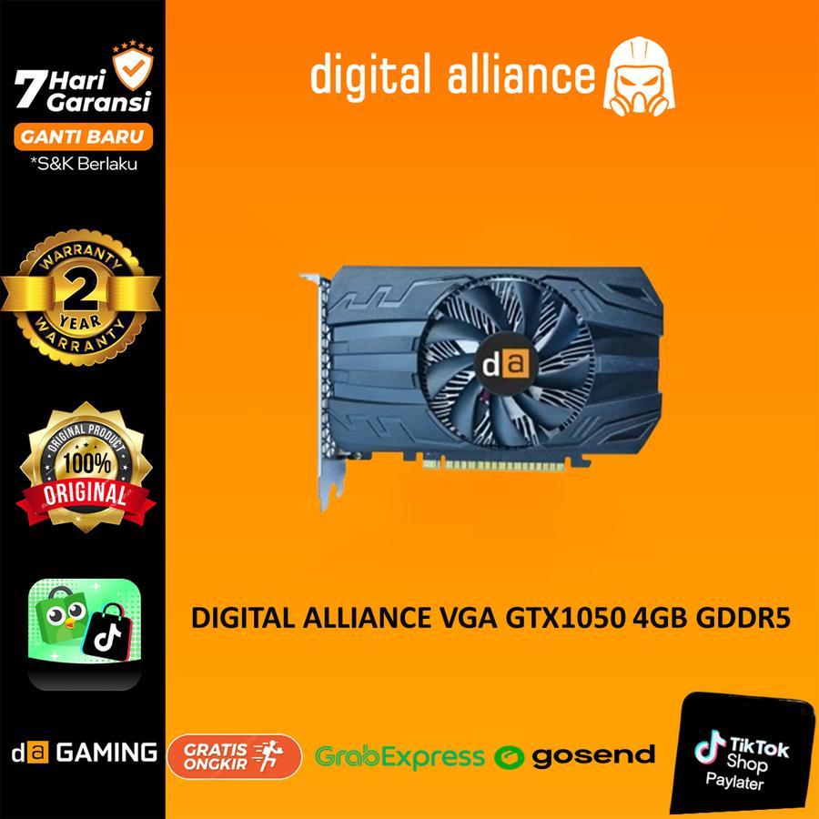 Digital Alliance VGA Card GTX 1050 4GB DDR5 - VGA NVIDIA GTX1050 128Bit Single Fan DA