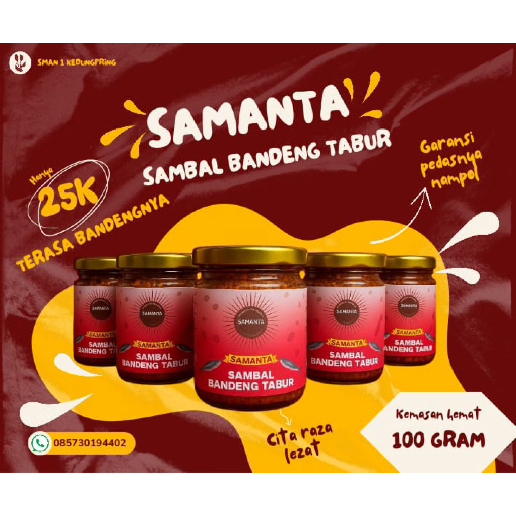 

SAMANTA(Sambal bandeng tabur)