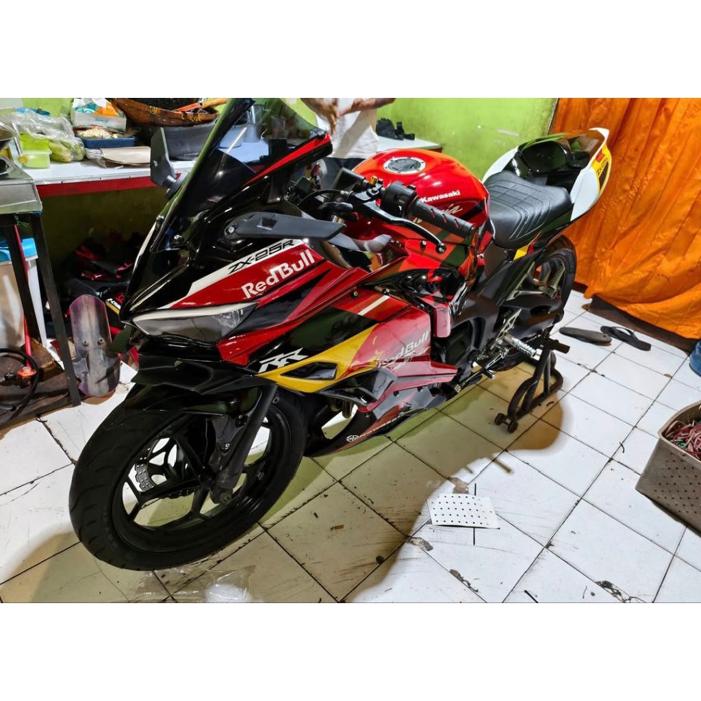 body fullset ninja 250fi old model zx25r motif redbul