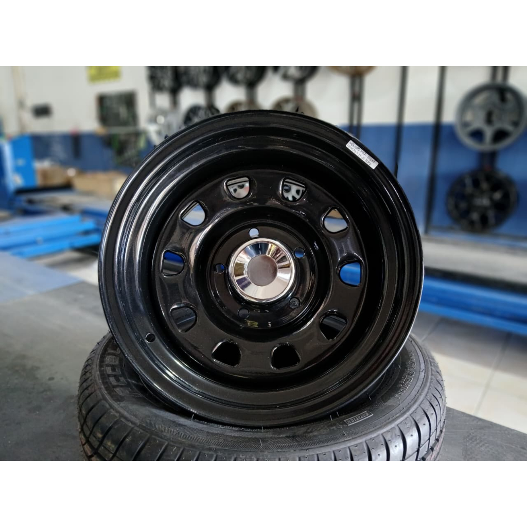 Velg Kaleng Ring 15 Celong Lebar 8 Untuk Mobil Jimny, Katana, Feroza, Taft, Escudo, Vitara dll