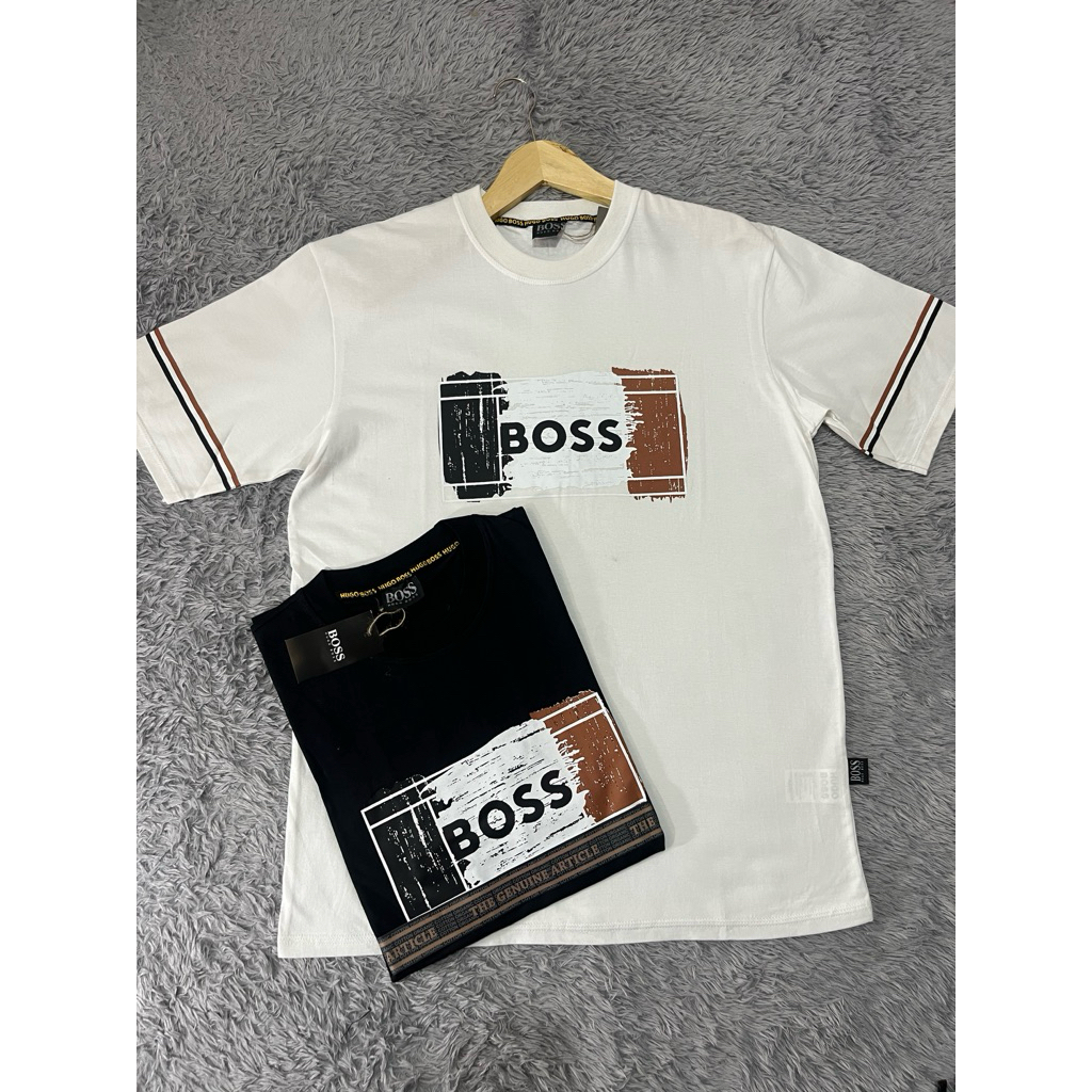 Kaos Branded Boss 100% Original Kaos Premium Laki-Laki