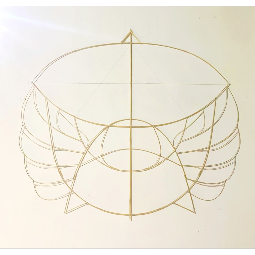 RANGKA LAYANGAN RAM RAMAN 1,5 METER-2 METER TERMURAH  (SUDAH RAKIT) tinggal sampul
