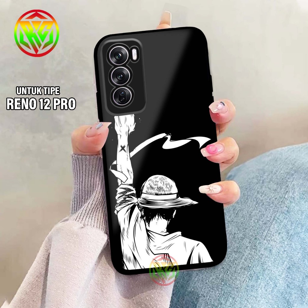 Real Case Reno 12 Pro 5G - Motif Terbaru Softcase Kilau New Case Glossy casing Hp Oppo 12 Pro 5G [Mo
