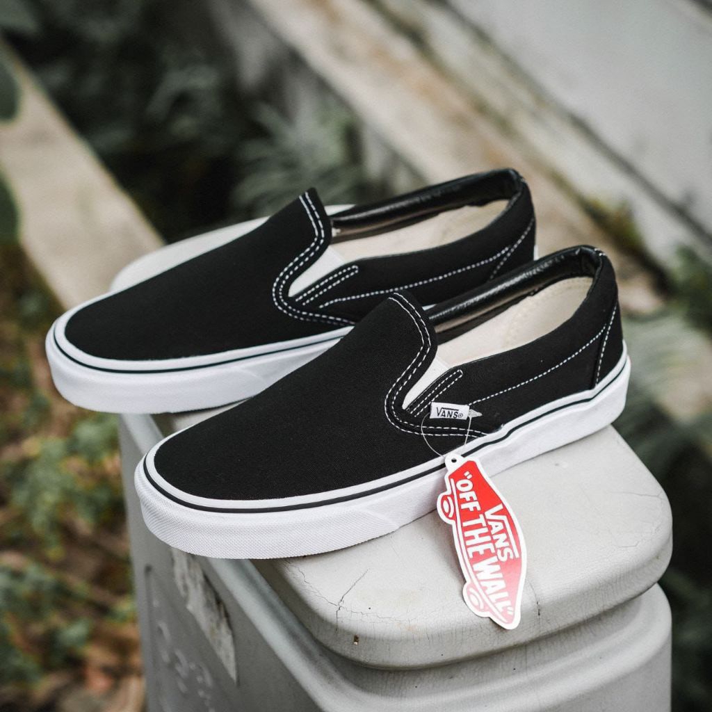 Sepatu Vans Knu Pria dan Wanita # Classic Slip-on #
