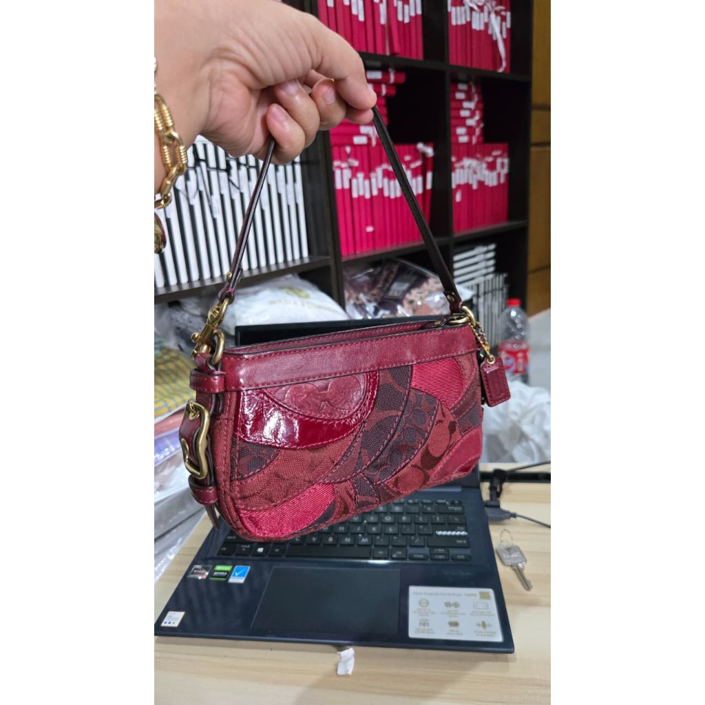 PRELOVED COACH VINTAGE PATCHWORK BAG