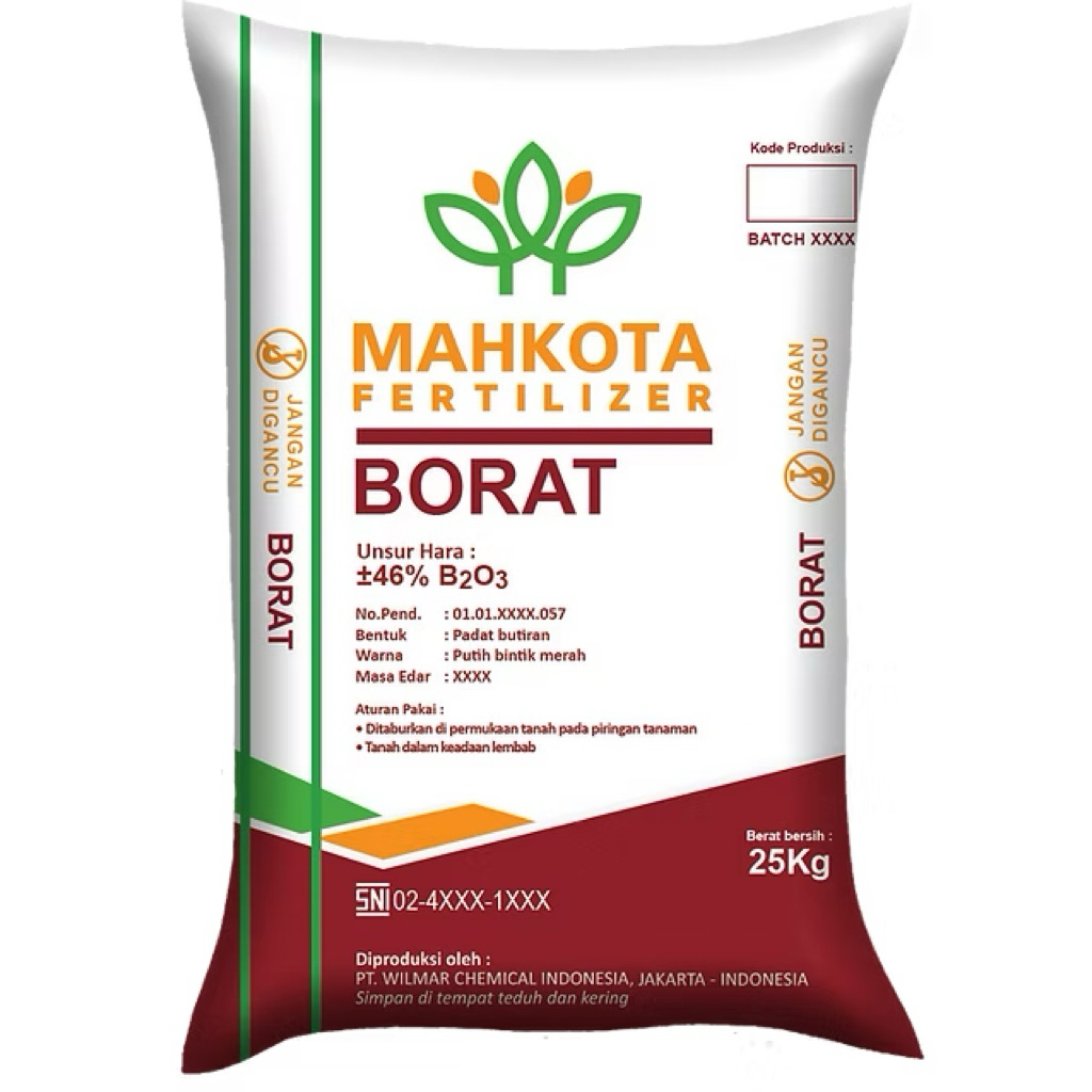 Pupuk Borate Mahkota 46% 25kg