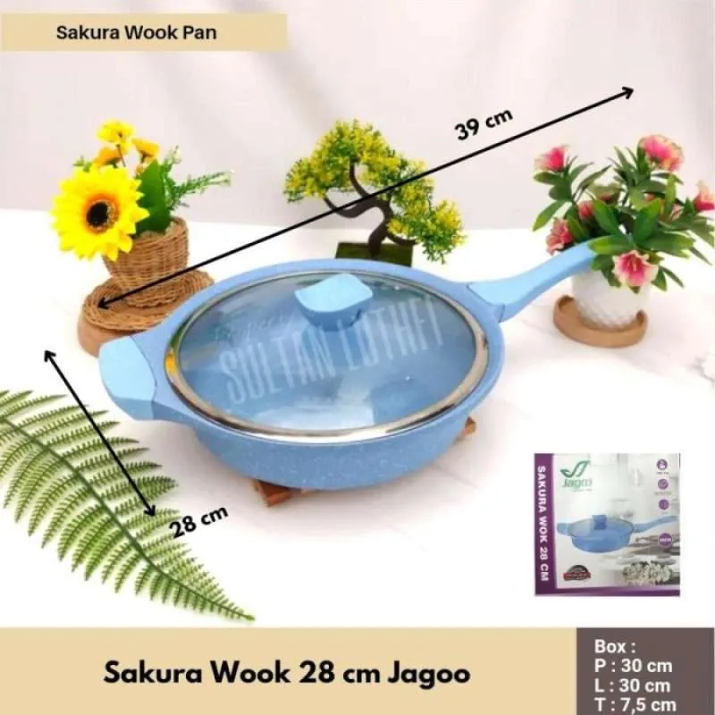 Wok 28 Cm Jagoo Sakura
