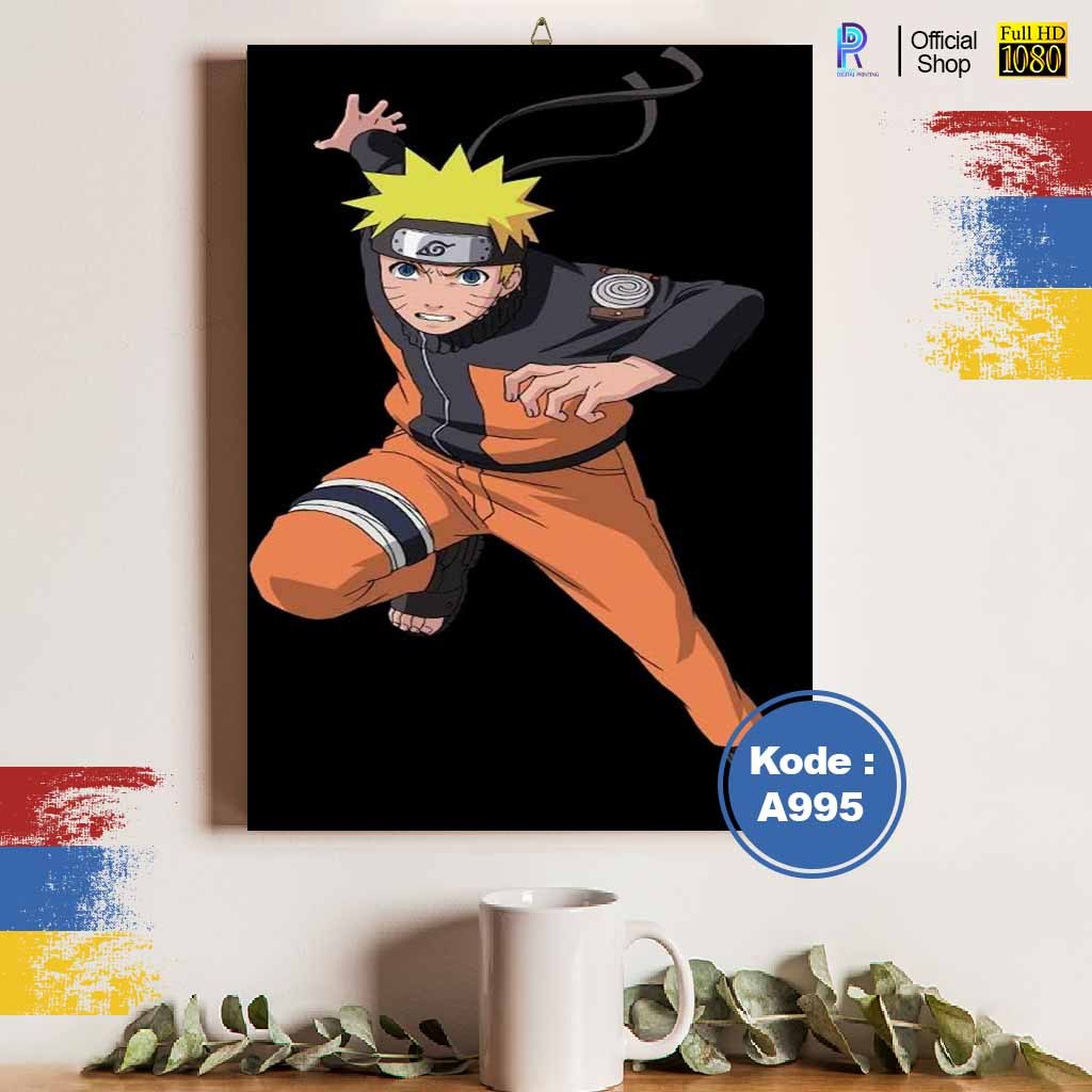 Hiasan Dinding Kayu NARUTO Poster NARUTO Wall Decor Unik untuk Kamar & Ruang Tamu AA991 XZ
