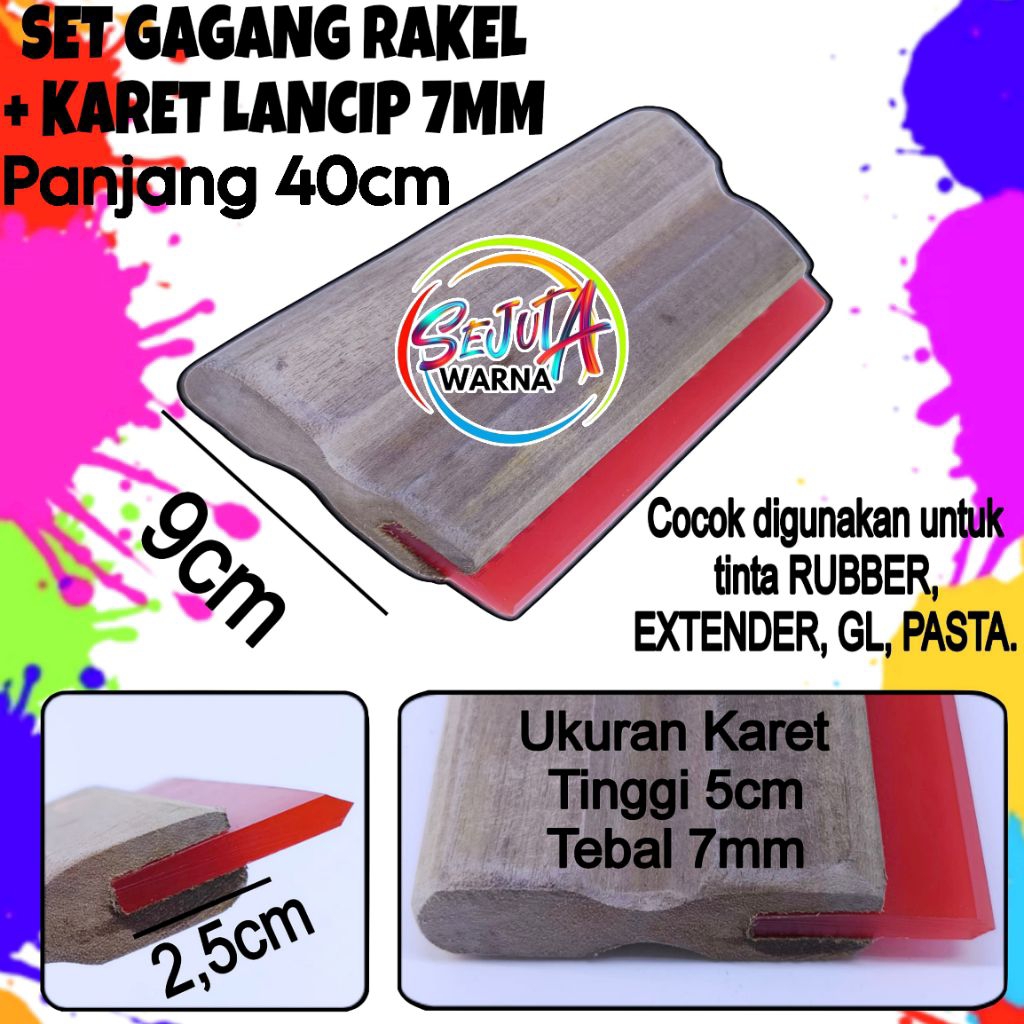 

SET GAGANG KAYU RAKEL MERAH LANCIP 7MM P. 40CM