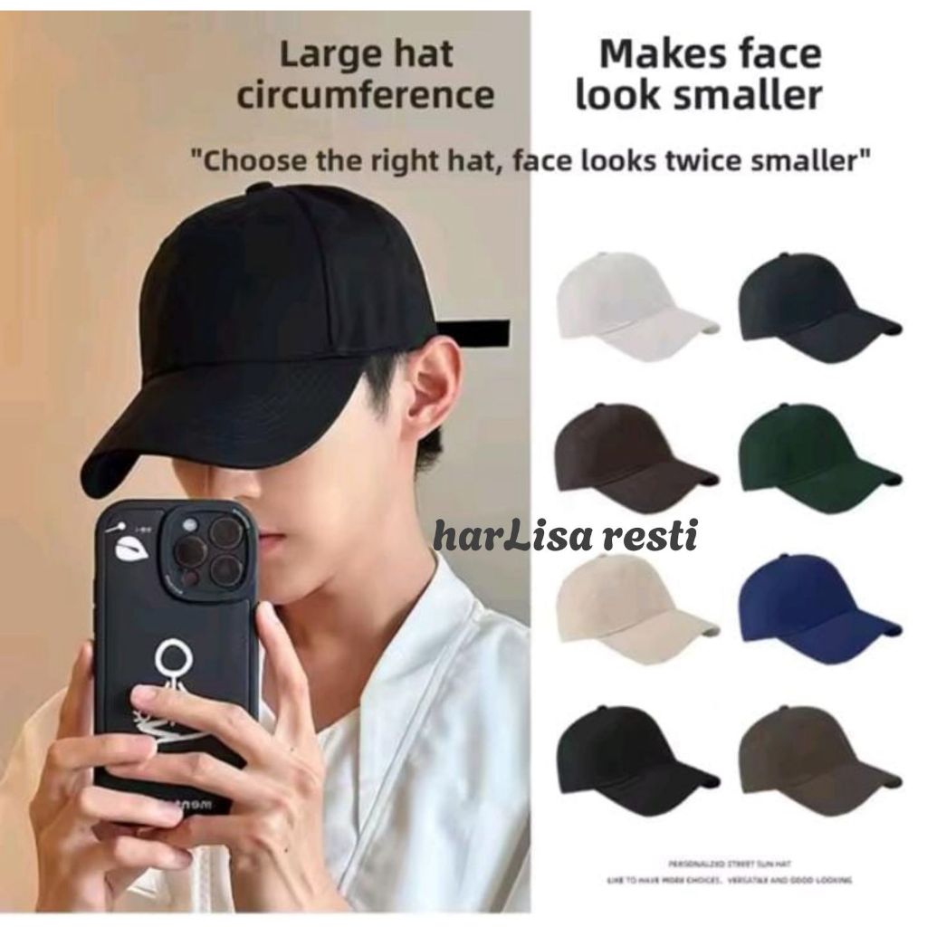 Topi Baseball Polos Pria Bahan Rapel Original Premium Caps Polo Distro Cowok Kanvas Unisex Wanita An