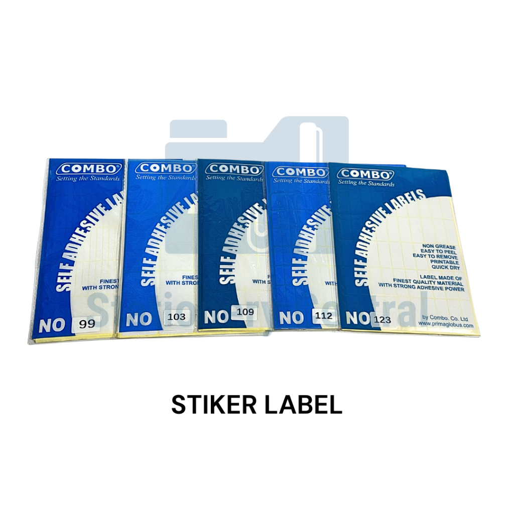 Stiker Label Polos Putih