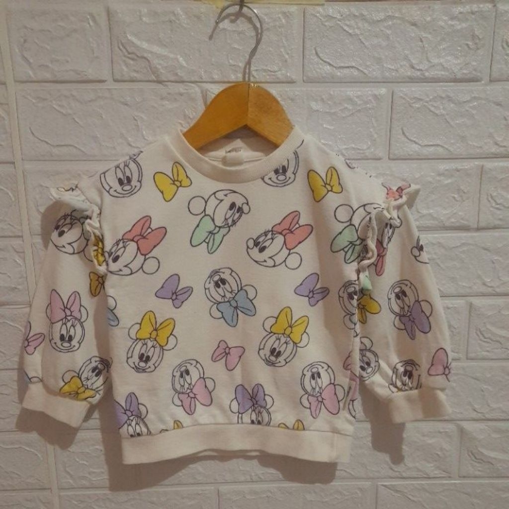 crewneck anak DISNEY size 100/LD 60 P 36 PL