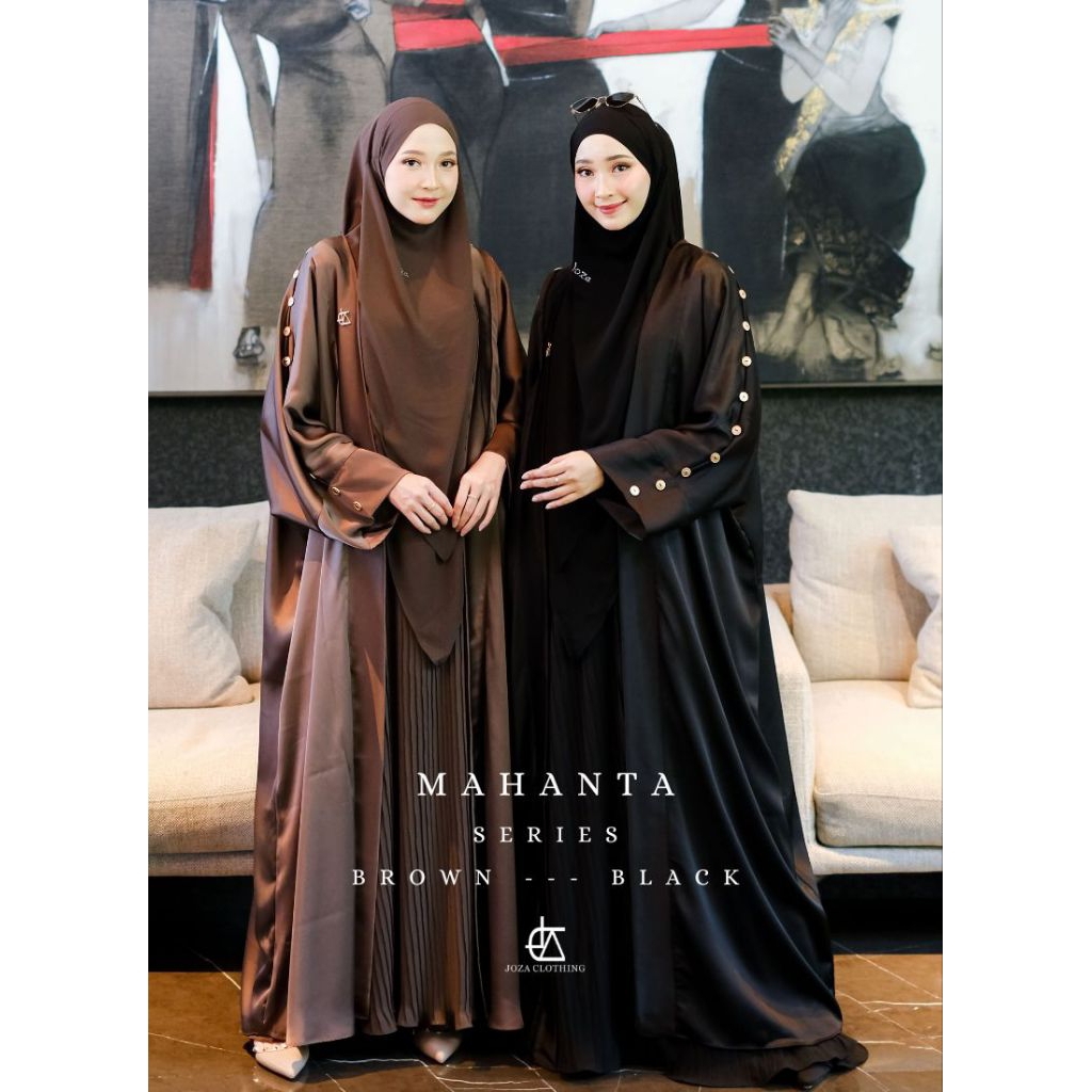 [READY] Mahanta Dress by Joza | Mahanta Series | Hajj Series by Joza | Inner Outer | Oneset Khimar |
