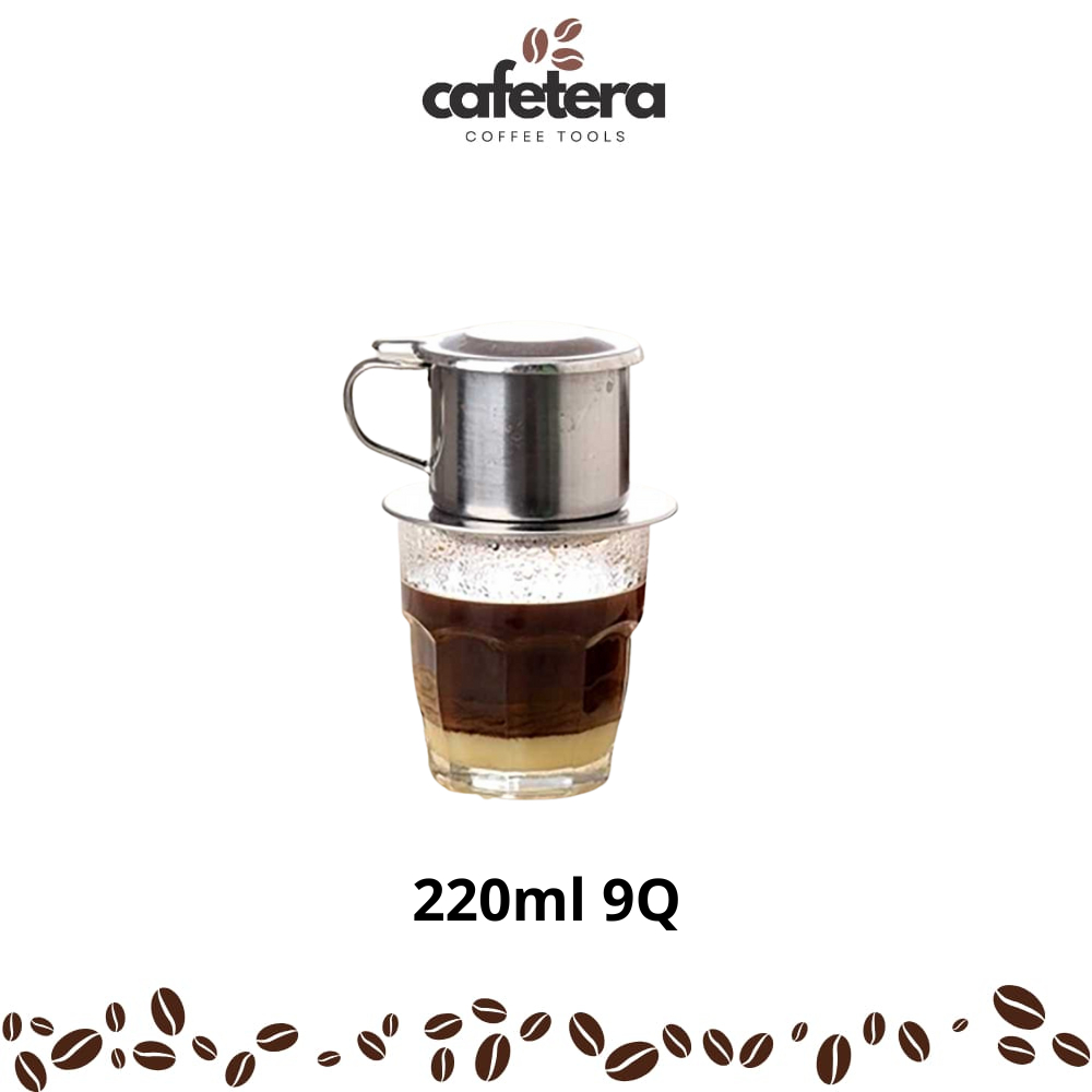 Cafetera Vietnam Drip Saringan Kopi Coffee Filter Cafe Barista  Pot Saringan Kopi 150ml 9Q - ON-15