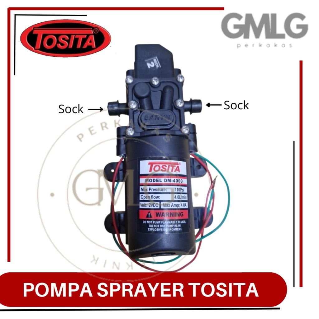 Dinamo/pompa sprayer Tosita 110 psi sock-sock