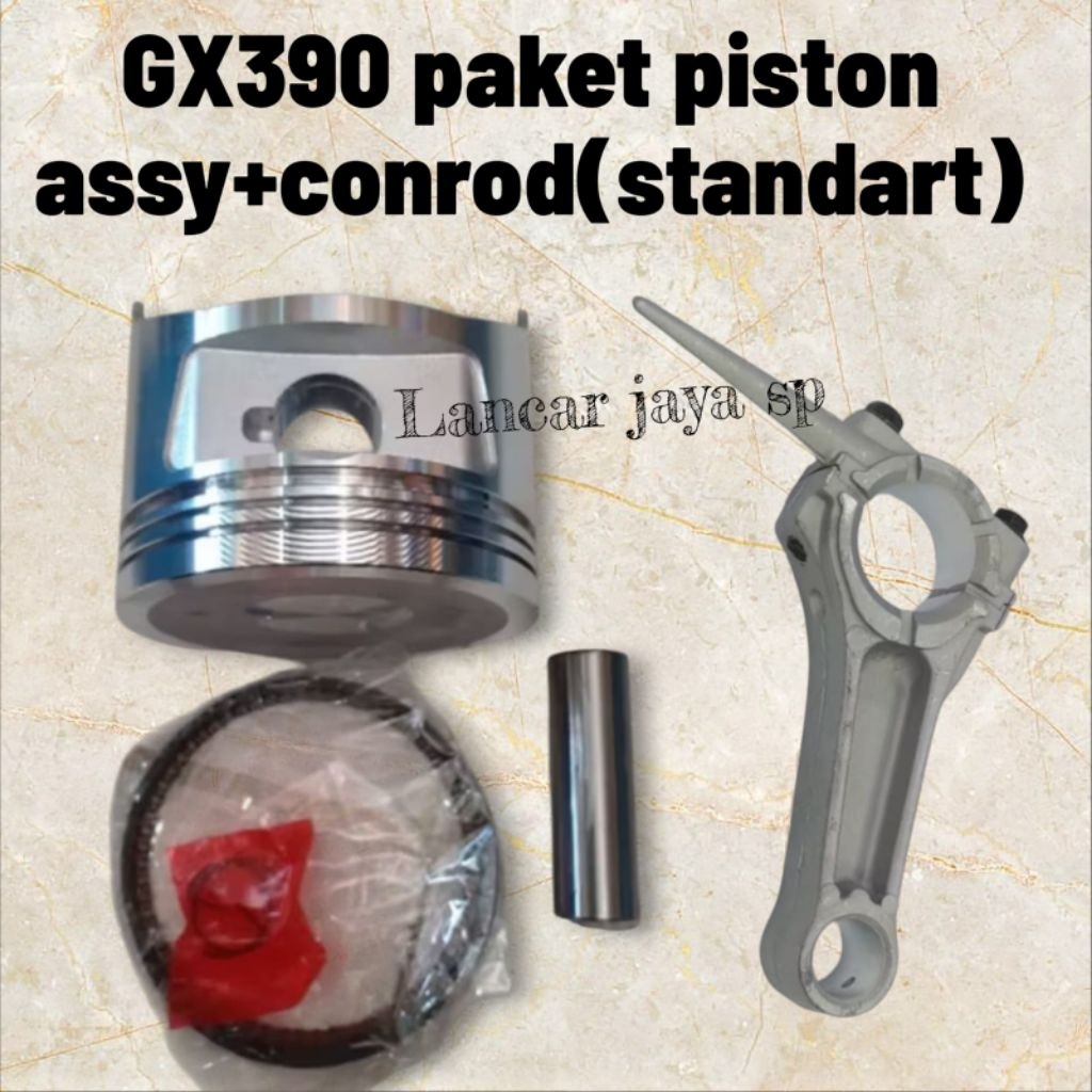 Piston Assy+Conrod Gx390 standart