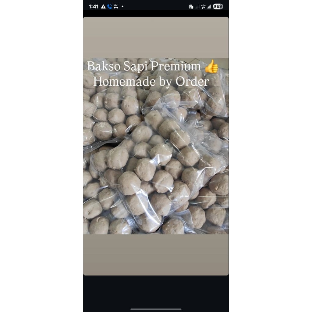 Bakso Sapi Premium Homemade