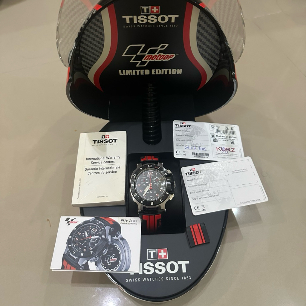 tissot t race limited edition moto gp 2015 fullset.