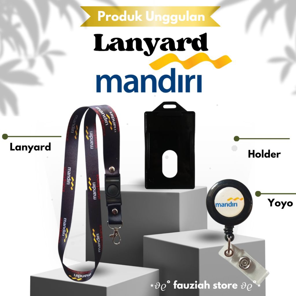 READY TALI ID CARD MANDIRI UTAMA FINANCE / LANYARD MANDIRI TERMURAH