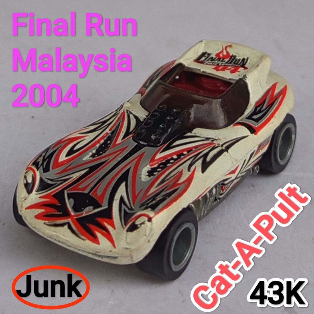 Hot Wheels Final Run Cat A Pult  Loose
