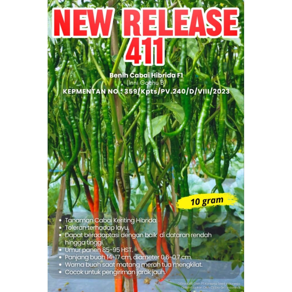 CABE KERITING TERBARU NEW RELEASE 411 TAHAN VIRUS