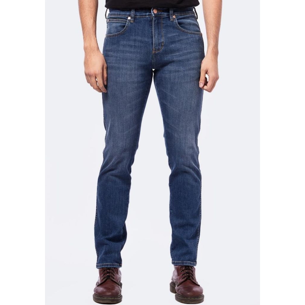 Celana Wrangler Original Greensboro 01A23 DARK BLUE