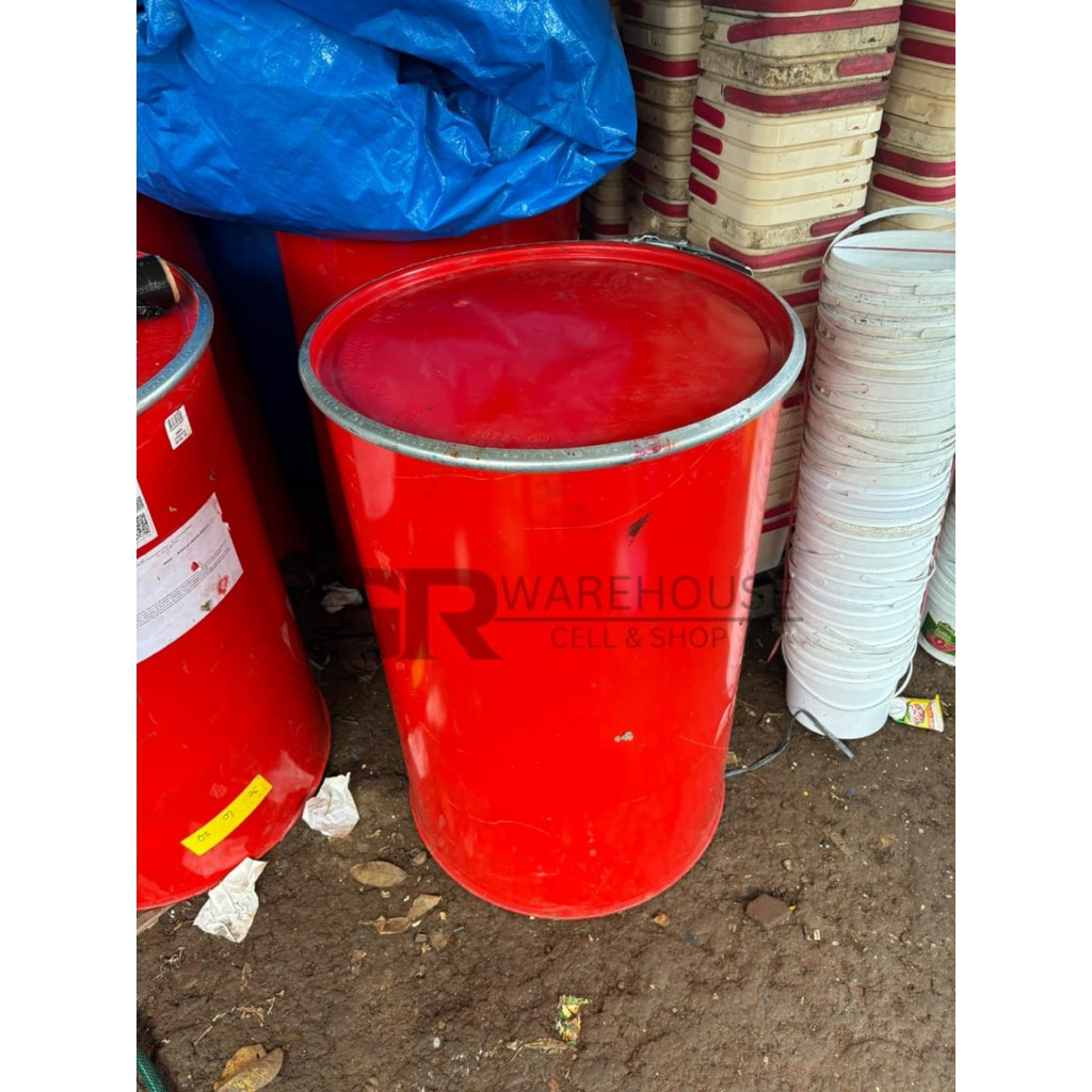 Tong Drum Besi 200 Liter Tutup Lebar