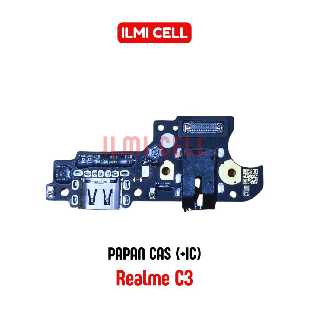 PAPAN KONEKTOR CAS MIC REALME C3 ORI