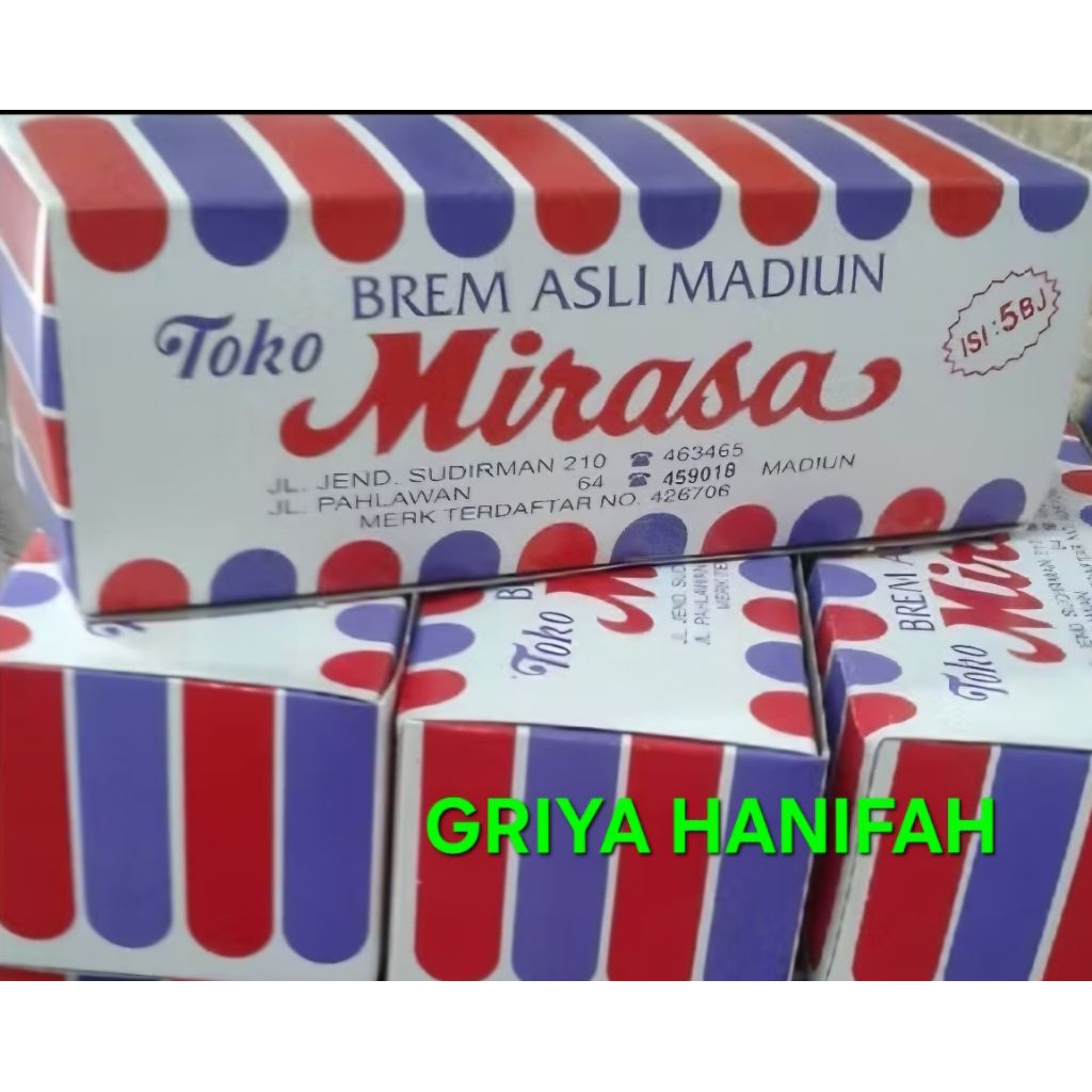 BREM MIRASA JUMBO ISI 5 PCS. brem lumer asli madiun