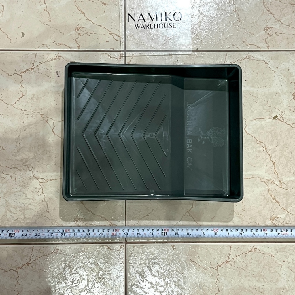 JAGO Bak wadah cat kuas roll miring PVC kecil