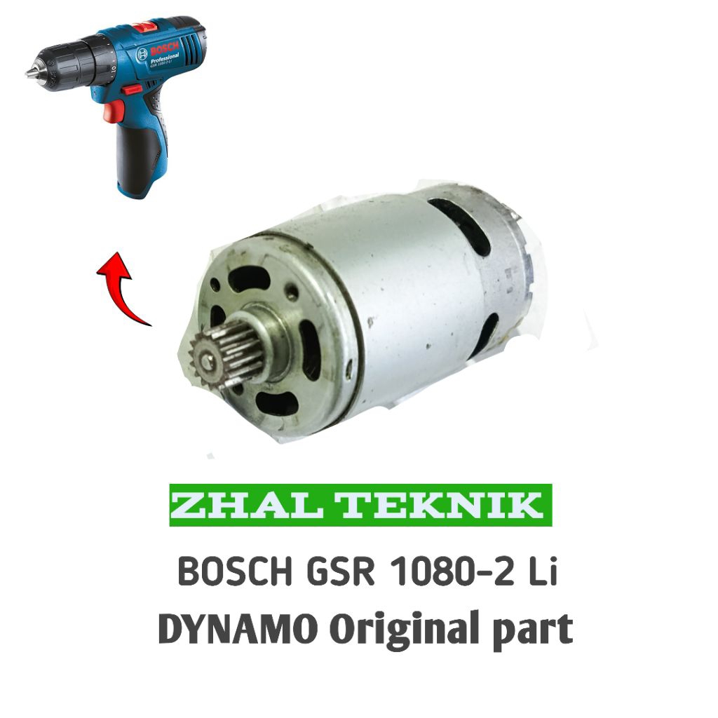 Dynamo Untuk Bosch GSR 1080-2 Li Mesin bor cas Cordles Original part