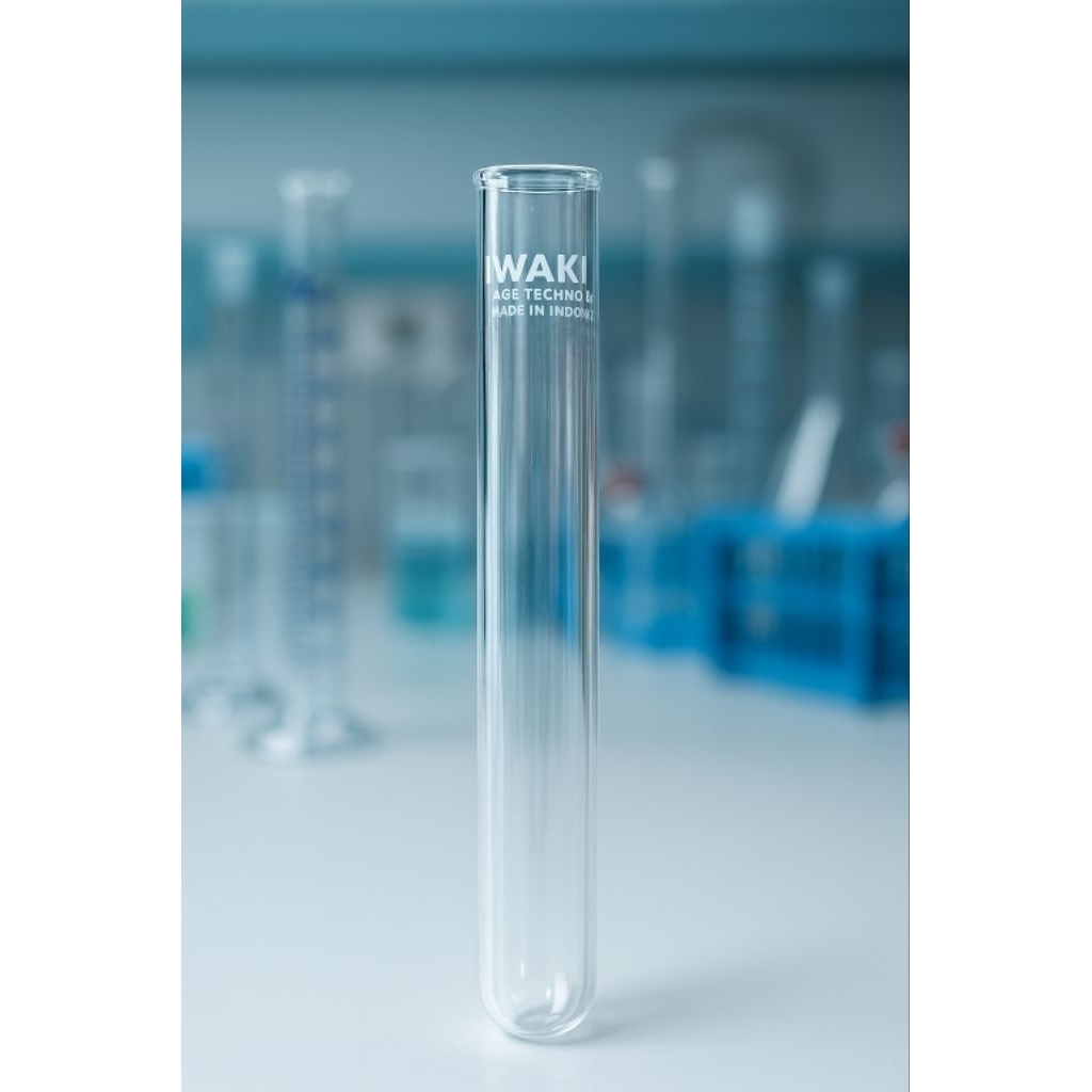 Tabung Reaksi Kaca Pyrex  13 x 100 mm - IWAKI
