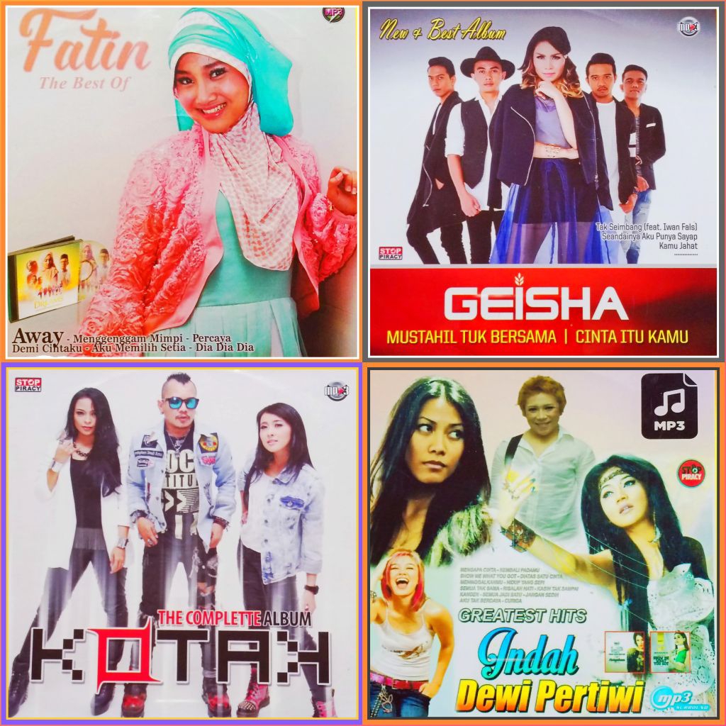 Kaset MP3 Lagu Fatin S - Geisha - Kotak - Indah Dewi Pertiwi Album Terbaik