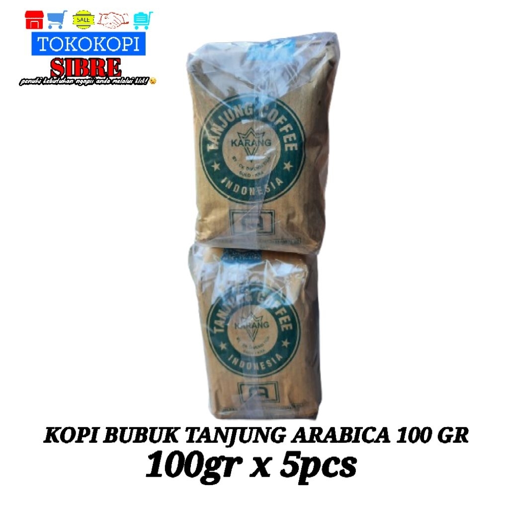 

Kopi bubuk Tanjung arabica 100gr x 5pcs