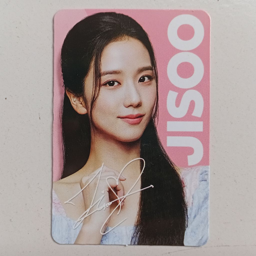 Oreo x Blackpink Photocard Jisoo (1 pcs) Limited Edition New
