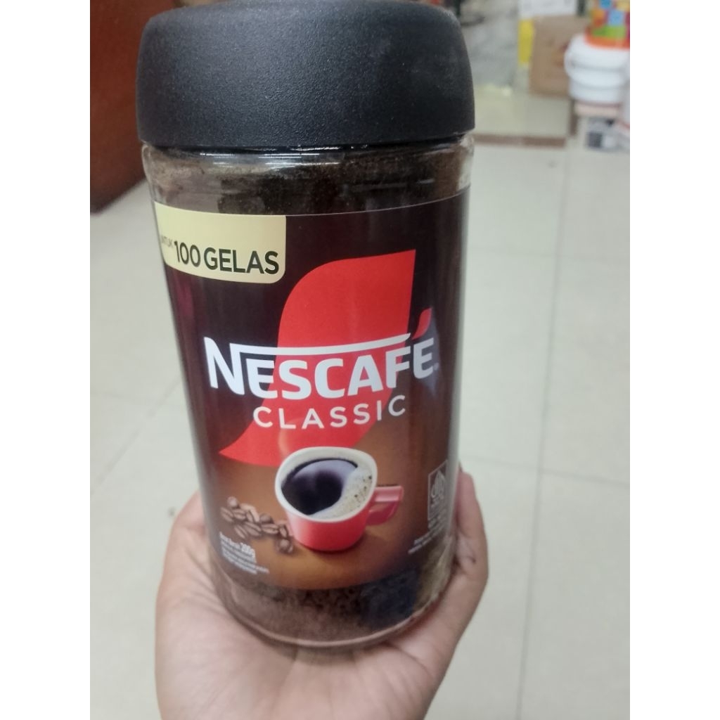 

NESCAFE CLASSIC BOTOL KACA 200GRAM