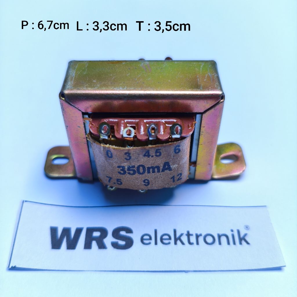 Trafo 350 mA non CT 0 matahari