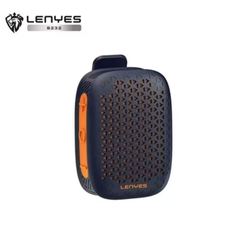 [ALFA]SPEAKER LENYES S232 JEPIT MINI CLIP ON MIC WIRELESS BLUETOOTH 5.3 SPEAKER PORTABLE WATERPROOF 