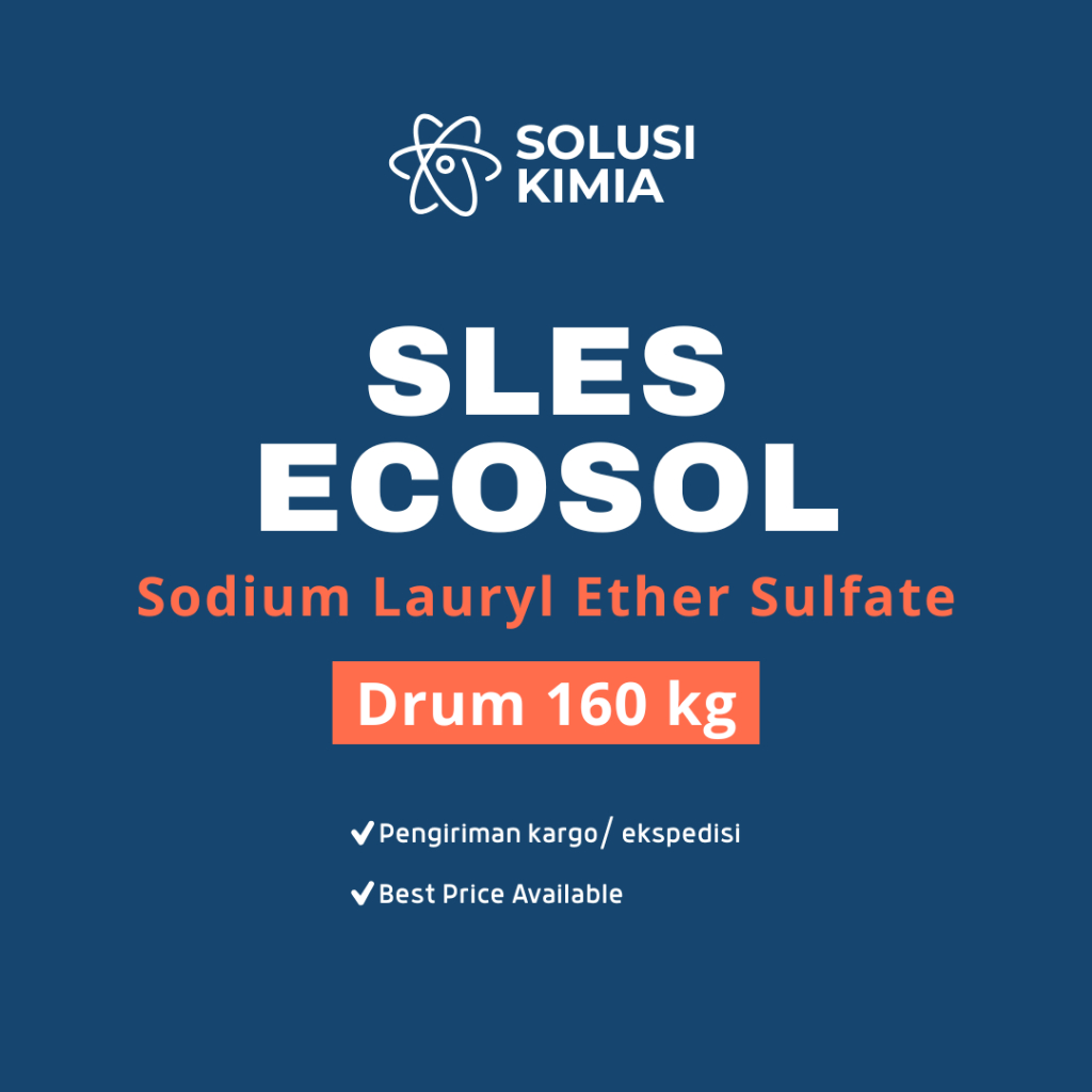 Texapon SLES Ecosol 702 Drum 160kg – Texapon Sodium Lauryl Ether Sulfate Bahan Sabun, Shampoo & Dete