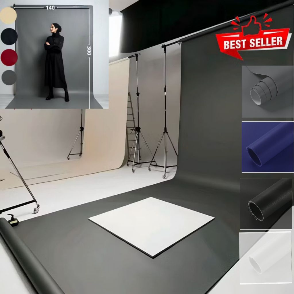 BACKGROUND FOTO STUDIO AESTHETIC ALAS DINDING BACKGROUND KONTEN ANTI AIR FULL BODY