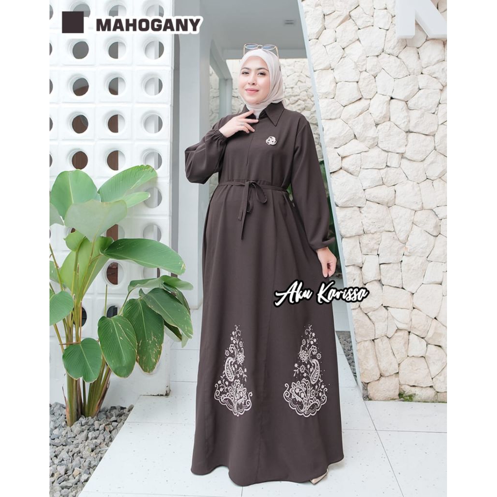 MELVIRA PISHA PRISHA ABAYA DRESS ORI AKU KARISSA