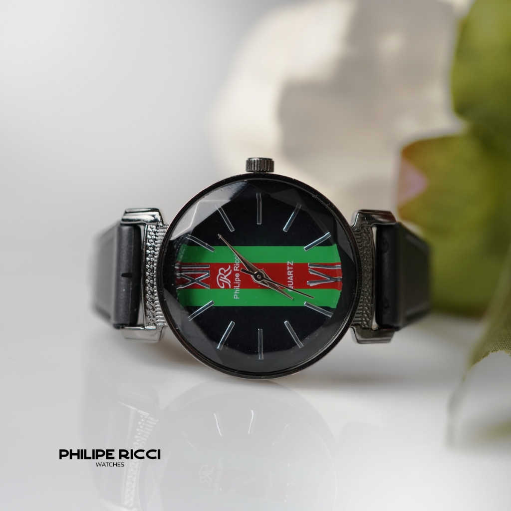 Jam Tangan Wanita Simple Hitam Karet Terbaru Original Stylish 6065Gc Women Watches