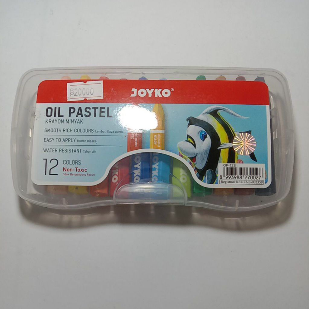 

Oil pastel/Krayon minyak JOYKO 12 Colours/warna