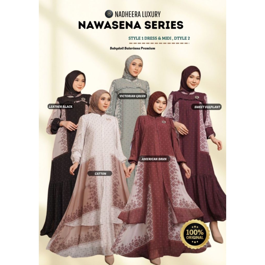 READY // NAWASENA FAMSET (STYLE 1,2 & 5) NADHEERA LUXURY TERBARU // FAMSET TERBARU // BY NADHEERA LU