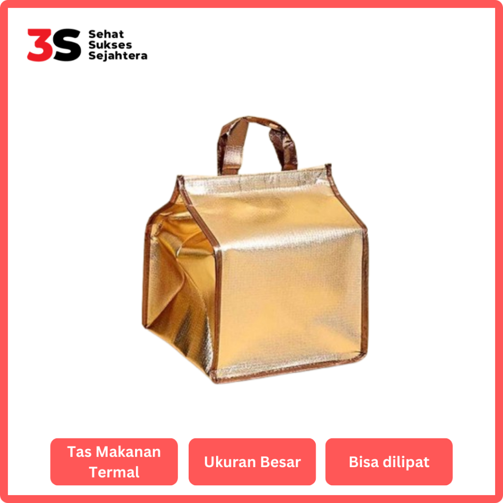 JFactory Tas Pendingin Makanan Cooler Bag Thermal Insulated Bag Tas Pendingin Makanan Serbaguna