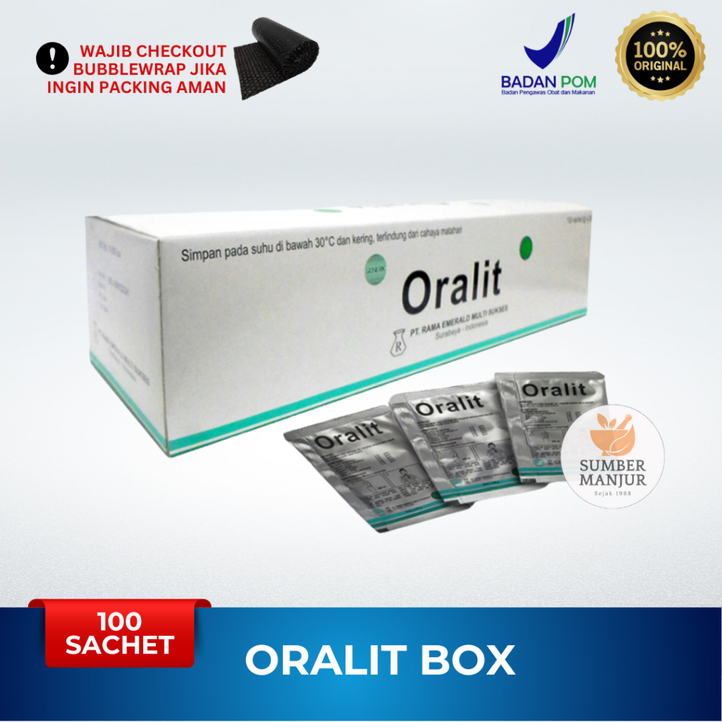 ORALIT BOX / 100 SACHET
