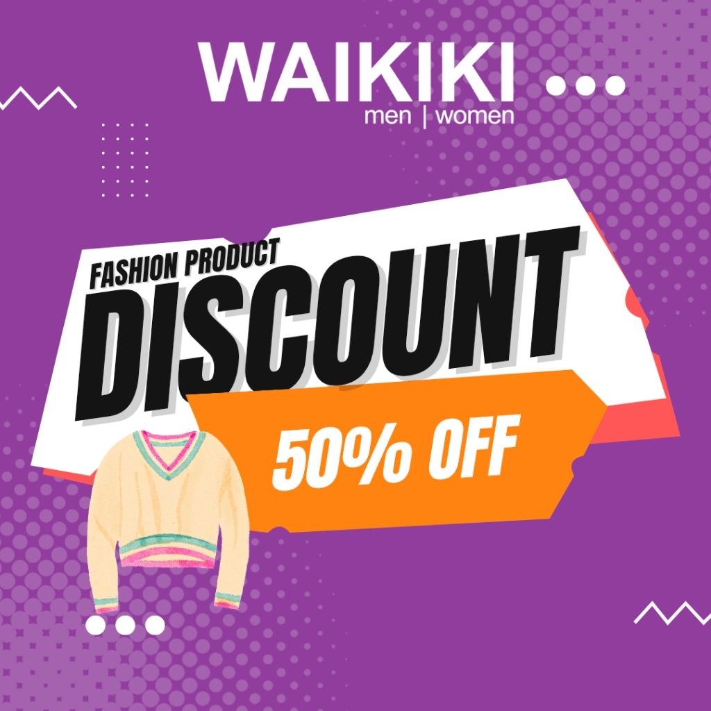 WAIKIKI Diskon 50% Kemeja/Rajut/Blouse