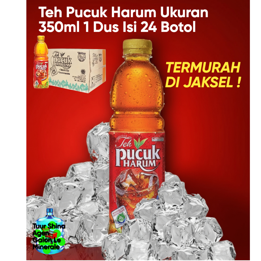 Teh Pucuk 350ml 1 Dus Isi 24 Botol
