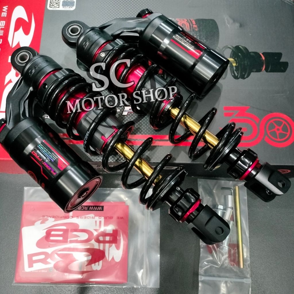 Shock tabung RCB flow pro limited edition 305mm aerox 155 - nmax new