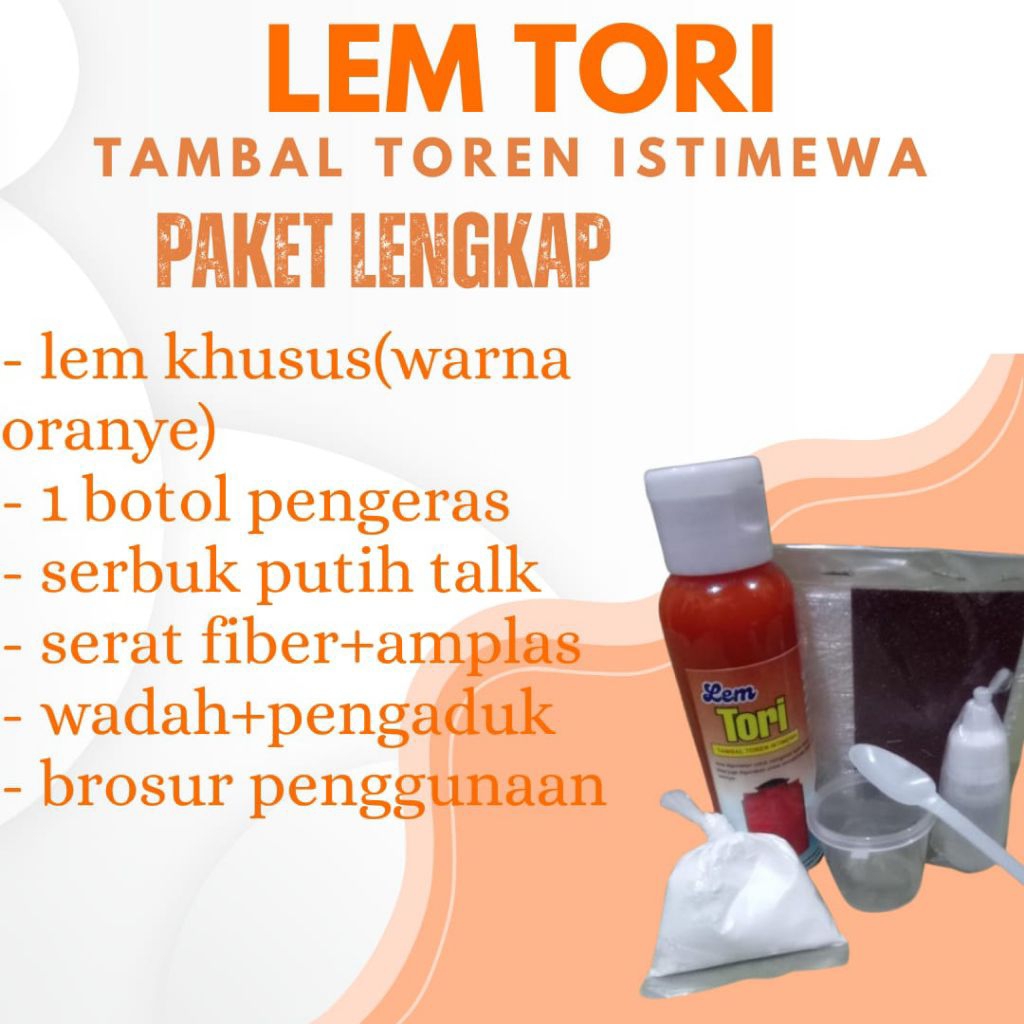 LEM KHUSUS TOREN 100ML Istimewa super kuat, tambal kebocoran, rembes retak ataupun pecah